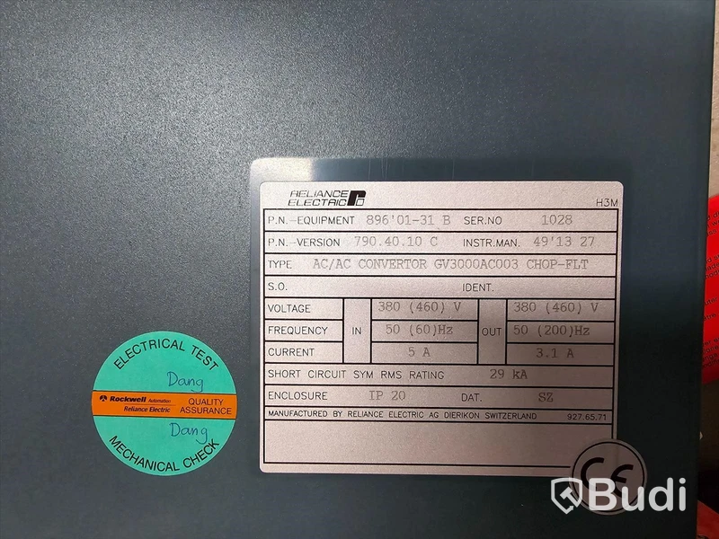 2 st. Reliance Electric GV3000 AC-drive.