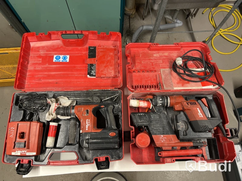 2 st. Hilti slagborrmaskiner.
