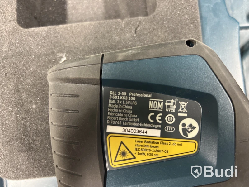 Krysslaser Bosch.