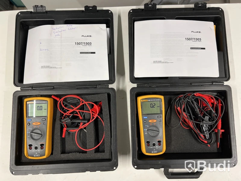 2 st. Fluke insulationsmätare.