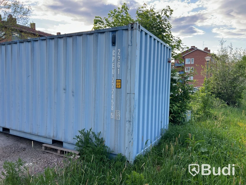 20 fots container, isolerad.