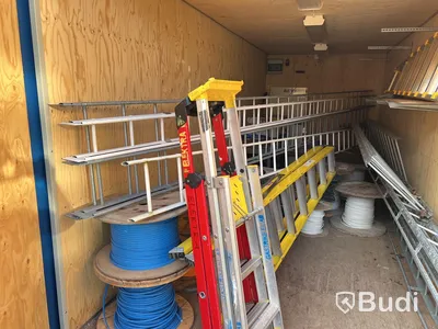 20 fots container, isolerad.