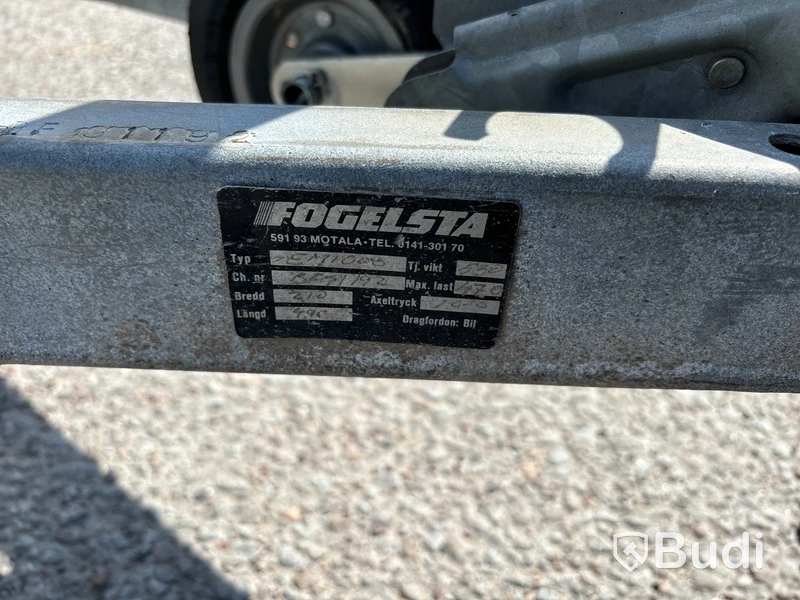Skåpsläp Fågelsta Släpet EM 1000, -1991