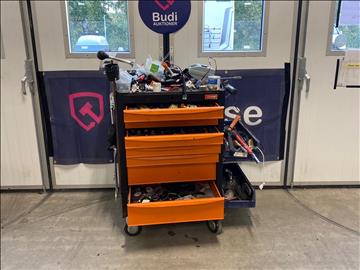 Verktygsvagn Kendo full med verktyg