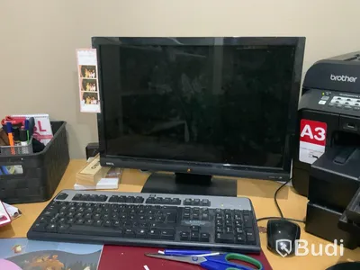 Dator HP Prodesk ink Benq datorskärm