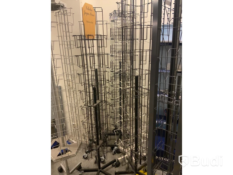 8st butiksställ på hjul olika modeller.