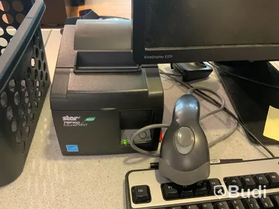 Kassadator ink streckkodsläsare skärm och kvittoskrivare Epson TSP 100