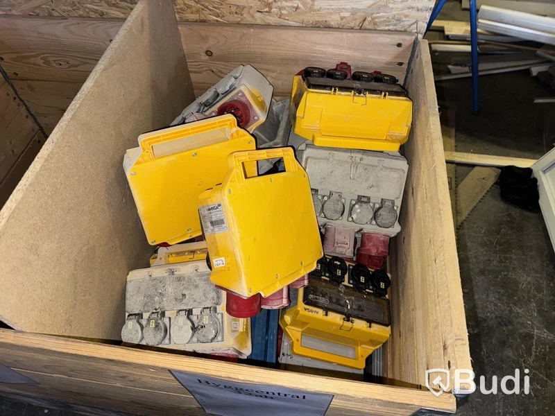 Pall med byggcentraler 16A samt 32A