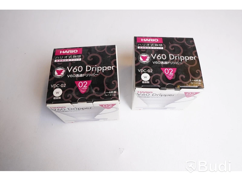 2st Hario V60 Dripper, filter hållare i porslin ny pris totalt 480 sek