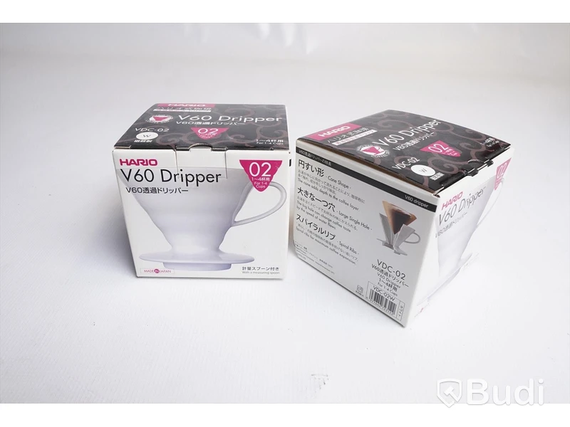 2st Hario V60 Dripper, filter hållare i porslin ny pris totalt 480 sek