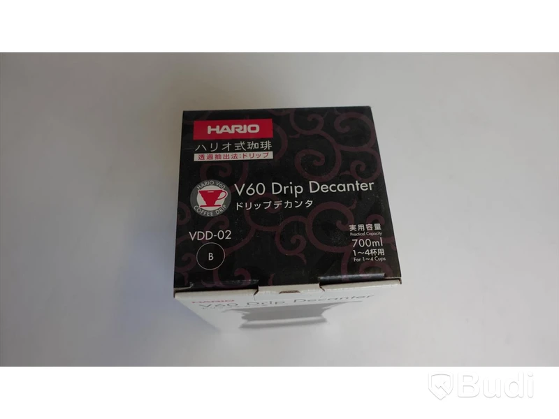 2st Hario V60 kaffeprodukter, Glass dripper samt Drip decanter