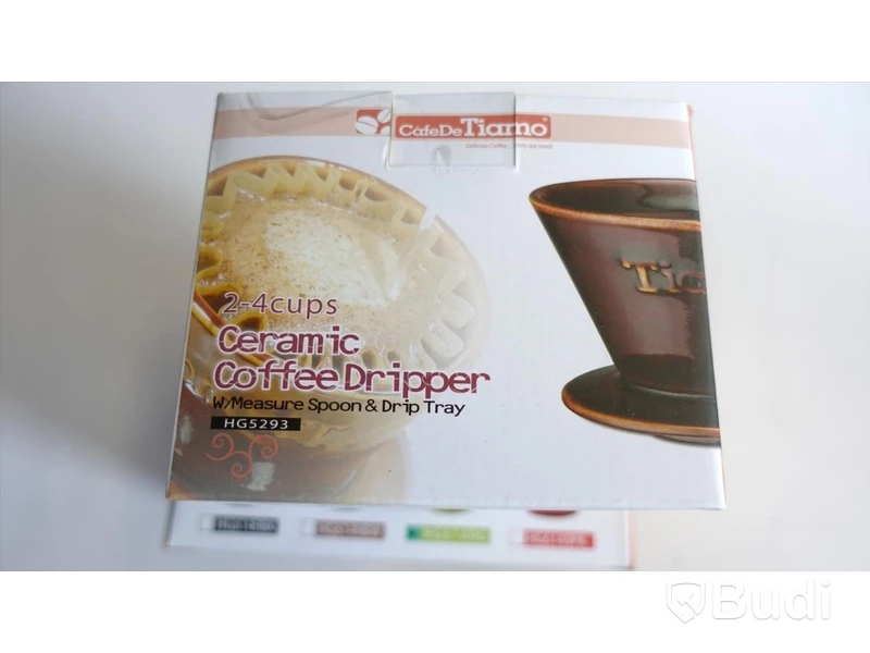 1st CafeDeTiamo Coffee Grinder samt Ceramic coffee dripper