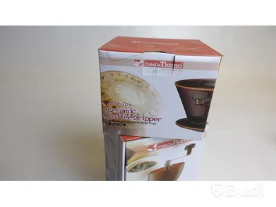 1st CafeDeTiamo Coffee Grinder samt Ceramic coffee dripper