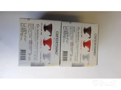 2st CafeDeTiamo Coffee dripper V02 1st röd samt 1st brun