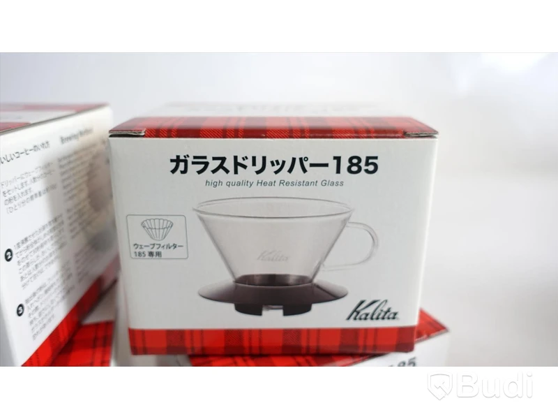 4st Kalita dripper 2st gröna och 2st mörka, i glas