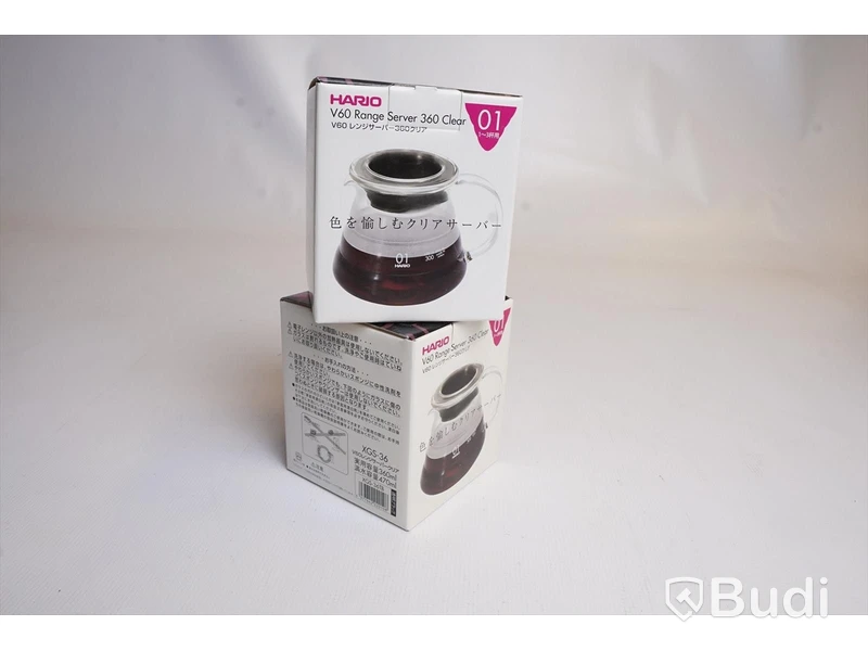 2st Hario V60 Glass dripper, filterhållare i glas Nypris totalt: 410 SEK