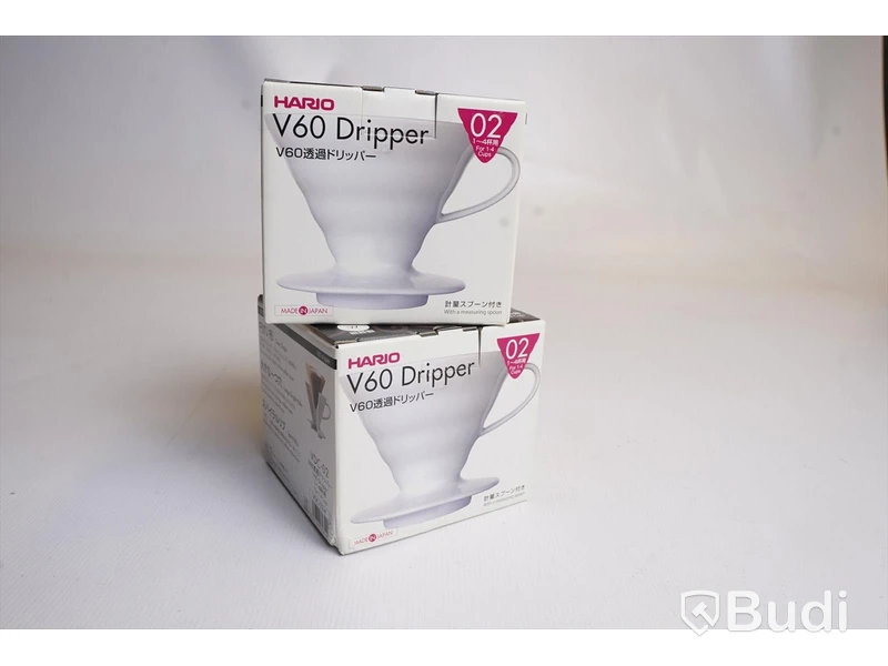 2st Hario V60 Dripper V60 VDC-02 filterhållare i porslin, Nypris totalt 480 SEK