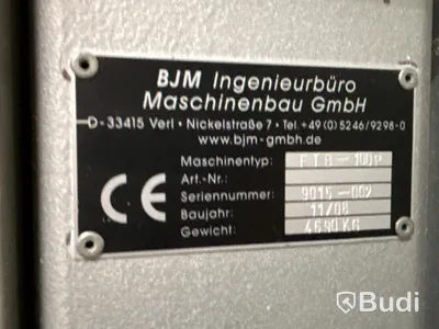 PVC-bearbetningsmaskin BDM BJM FTB 100-PS