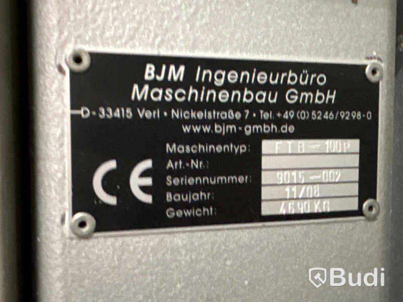 PVC-bearbetningsmaskin BDM BJM FTB 100-PS