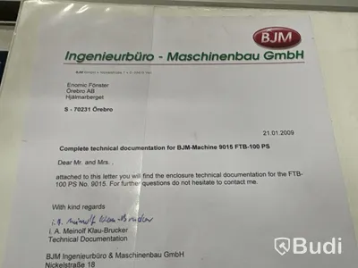 PVC-bearbetningsmaskin BDM BJM FTB 100-PS