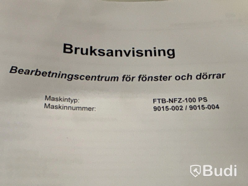 PVC-bearbetningsmaskin BDM BJM FTB 100-PS