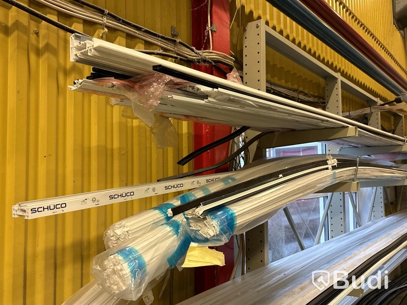 Materialställ inkl. listprofiler Schüco
