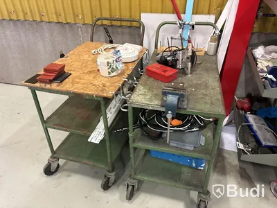 Materialvagnar med innehåll - 3 st