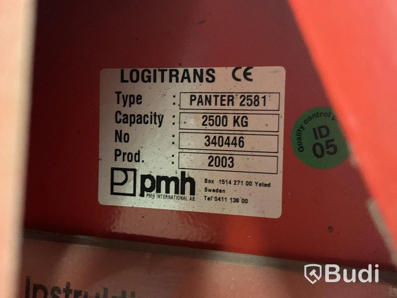 Palldragare PMH 2500 kg - 2003