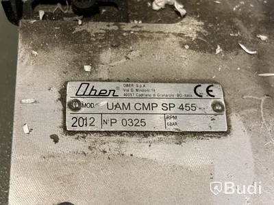 Pneumatisk beslagbord Emmegi med skruvautomat
