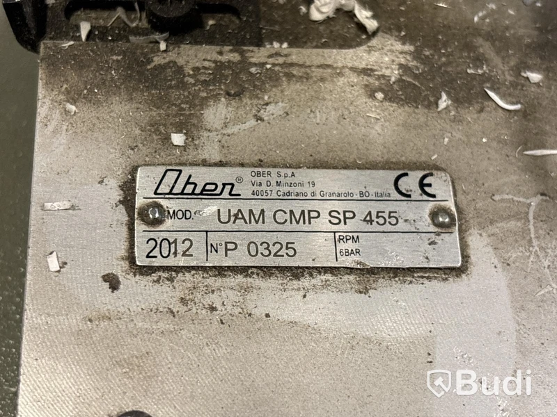 Pneumatisk beslagbord Emmegi med skruvautomat