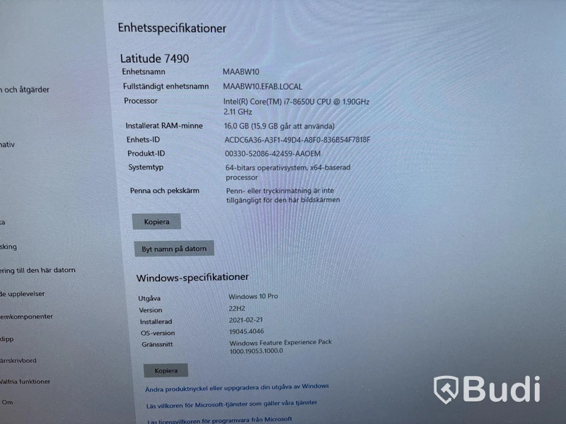 Komplett kontor med dator (Markus)