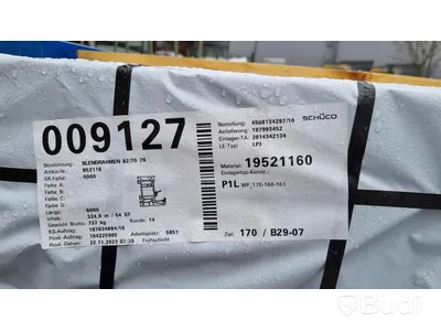 PVC-profiler Schüco 952116 - 324 m