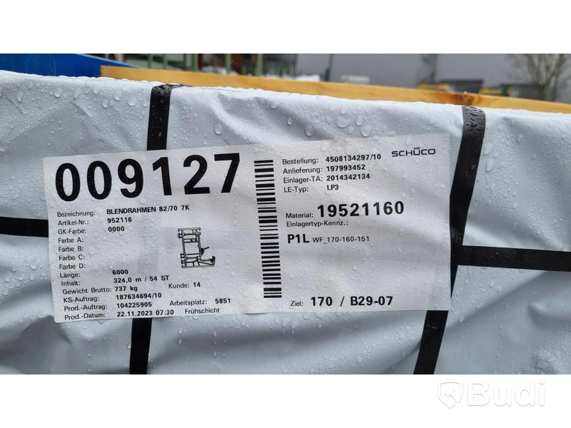 PVC-profiler Schüco 952116 - 324 m