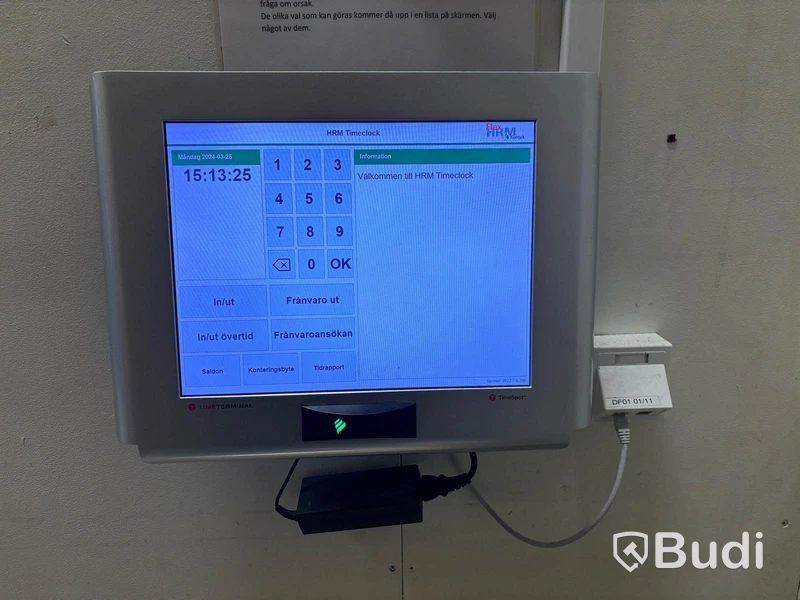 Terminal för tidsregistrering