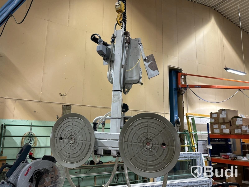 Pelarsvängkran PMH med glaslyft Vacumaster 170 kg