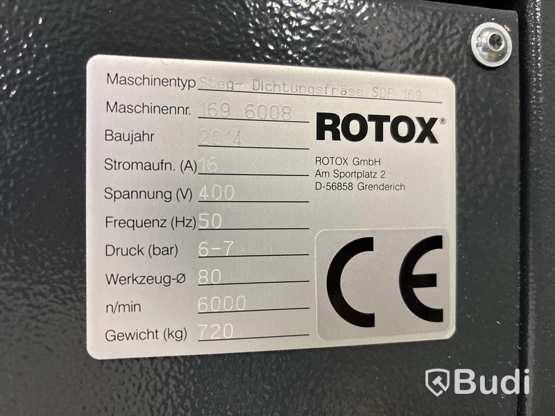 Hörnfräsmaskin Rotox SDF 169 - 2014
