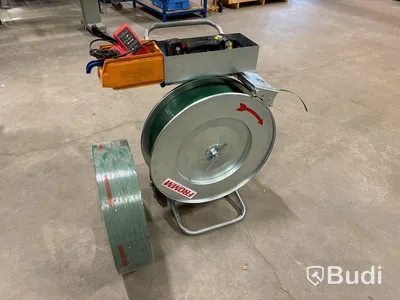 Elektrisk bandningsverktyg Fromm P328 med vagn och plastrullar