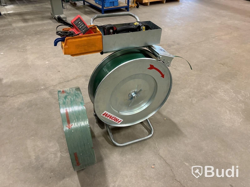 Elektrisk bandningsverktyg Fromm P328 med vagn och plastrullar