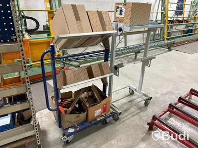 Materialvagnar med innehåll - 3 st