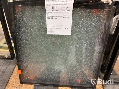 Härdat isolerglas 401x401x36 mm - 10 st