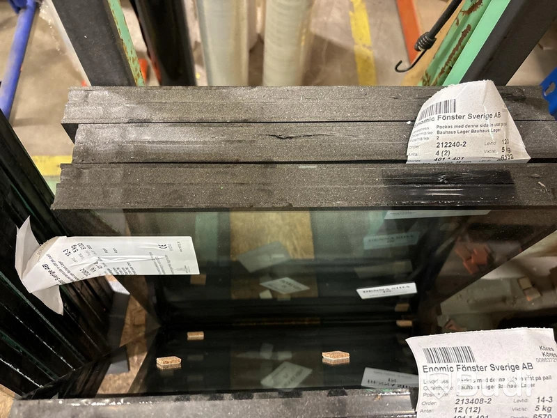 Härdat isolerglas 401x401x36 mm - 10 st