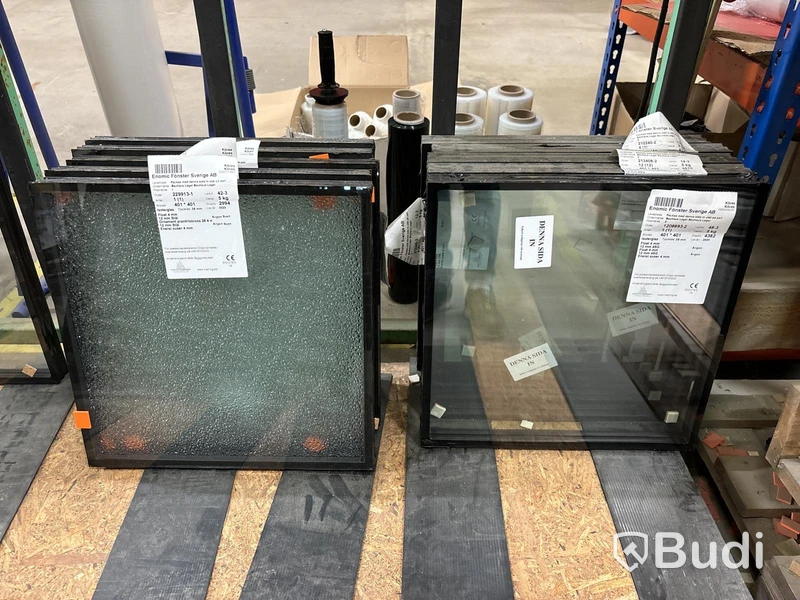 Härdat isolerglas 401x401x36 mm - 10 st