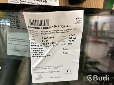 Härdat isolerglas 36 mm - 5 st