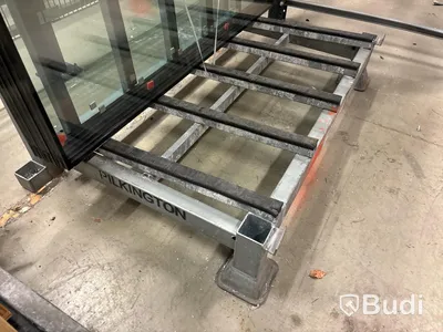 Härdat isolerglas 970x1170x36 mm - 3 st (inkl. glasställ)