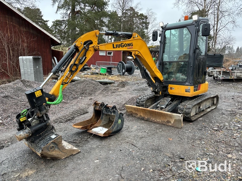 Grävmaskin med tiltrotator, LiuGong 2,75 ton -2021 - rep objekt