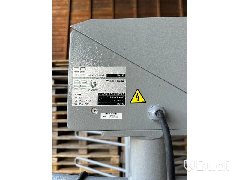 Säkerhetskarusell ABAS Pro CBX400 med kodsystem från Infobric