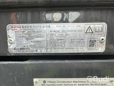 Hitachi ZX140W-6 Grävmaskin (2019) med Rototilt