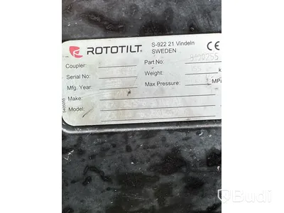 Hitachi ZX140W-6 Grävmaskin (2019) med Rototilt