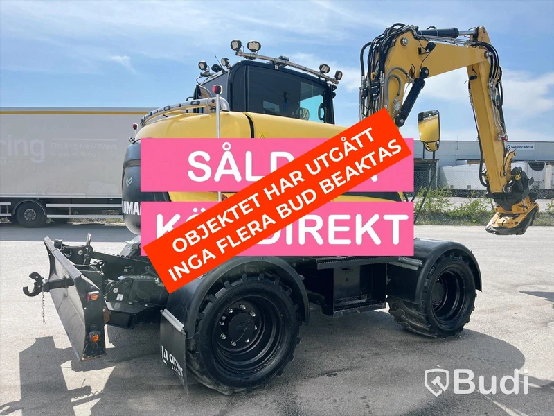 Hjulgrävare Yanmar B95W - Tiltrotator -2019