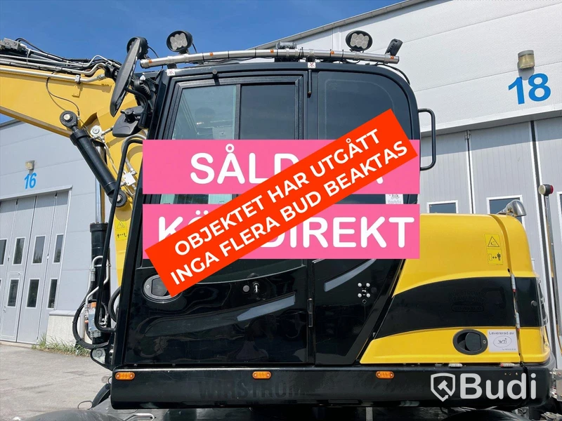 Hjulgrävare Yanmar B95W - Tiltrotator -2019